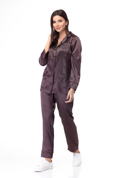 Блуза, брюки Anelli 870 коричневый - фото 10