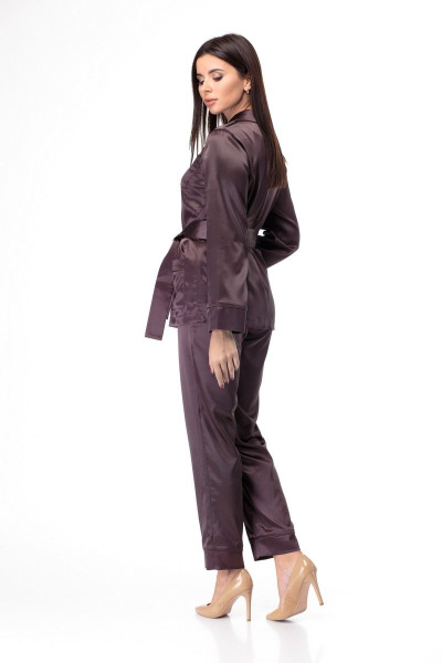 Блуза, брюки Anelli 870 коричневый - фото 4