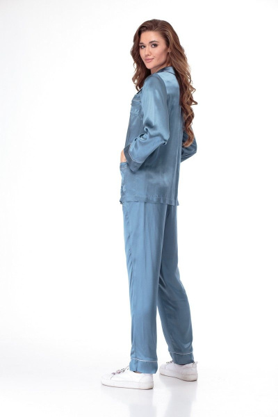 Блуза, брюки Anelli 870 голубой - фото 10
