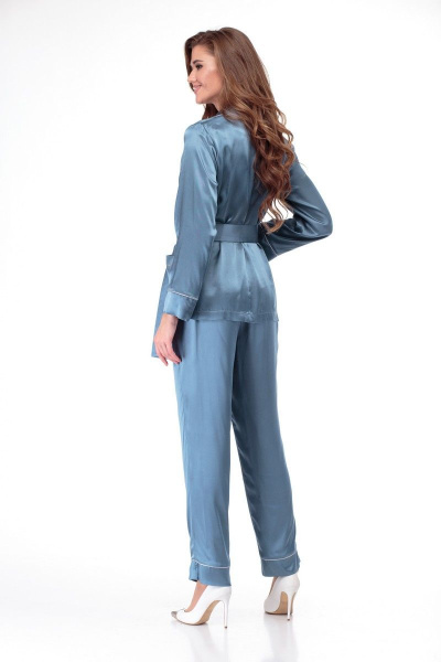 Блуза, брюки Anelli 870 голубой - фото 5