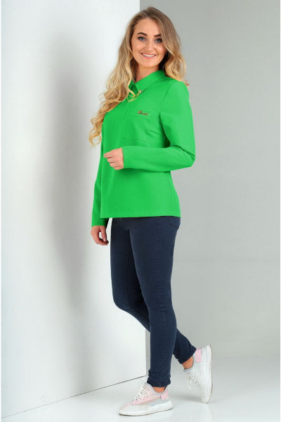 Блуза Таир-Гранд 62224 зеленый - фото 2