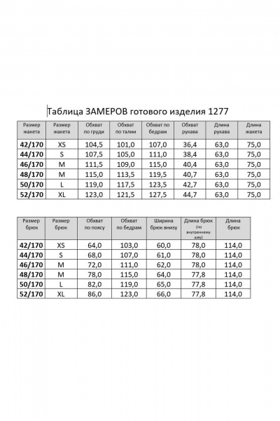 Брюки, жакет RINKA 1277/1 - фото 3