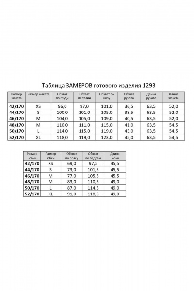 Жакет, юбка RINKA 1293 - фото 3