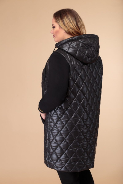 Куртка Svetlana-Style 1449 черный - фото 3