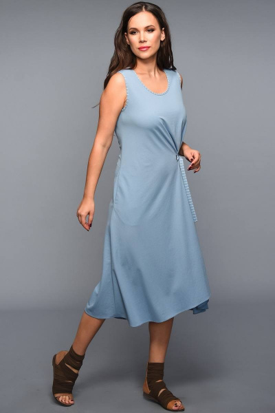 Платье Teffi Style L-1334 голубой - фото 1