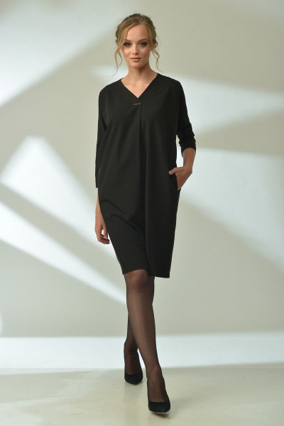 Платье MAX 4-020 черный - фото 1