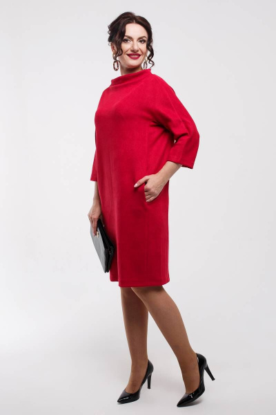 Платье Дорофея 550 красный - фото 2