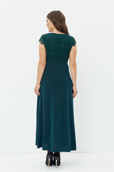 Платье Anastasia 754 зеленый - фото 4