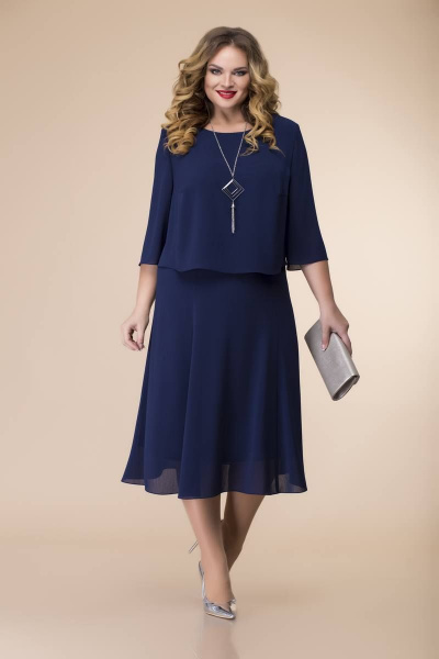 Платье Romanovich Style 1-2066 синий - фото 1