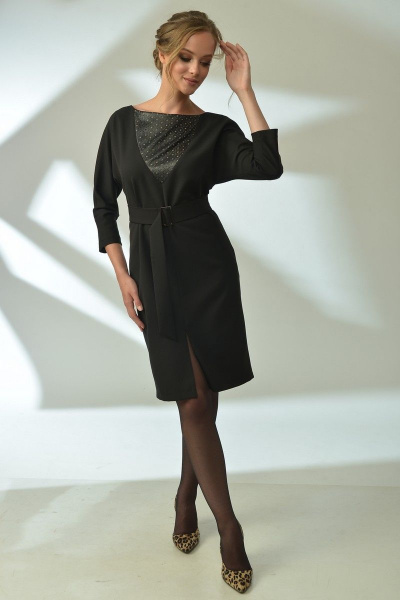 Платье MAX 4-019 черный - фото 1
