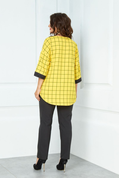 Блуза, брюки Anastasia 506 желтый - фото 7