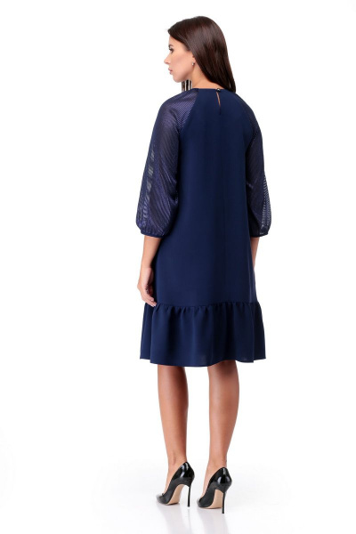 Платье Мишель стиль 907 синий - фото 2