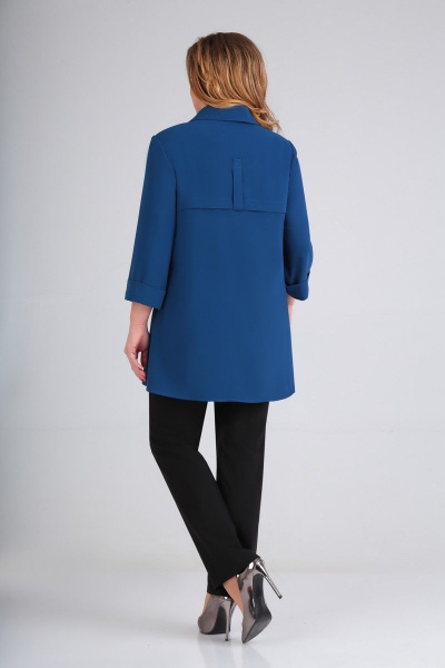Блуза, брюки Karina deLux B-348 синий-черный - фото 3