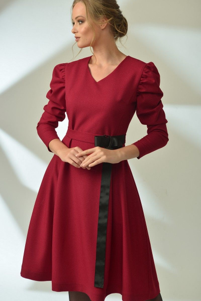 Платье MAX 4-017 красный - фото 2