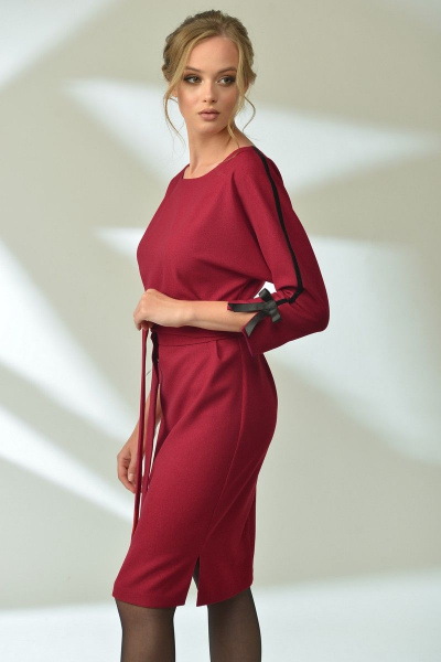 Платье MAX 4-018 малиново-красный - фото 4