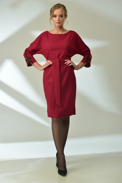 Платье MAX 4-018 малиново-красный - фото 1