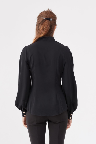 Блуза Favorini 21362 черный - фото 3