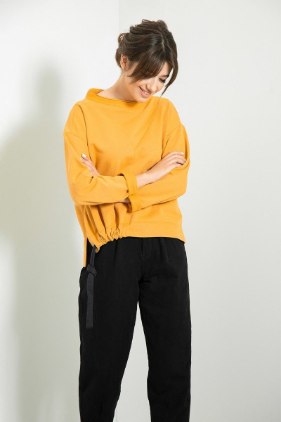 Блуза Samnari Л62 желтый - фото 4