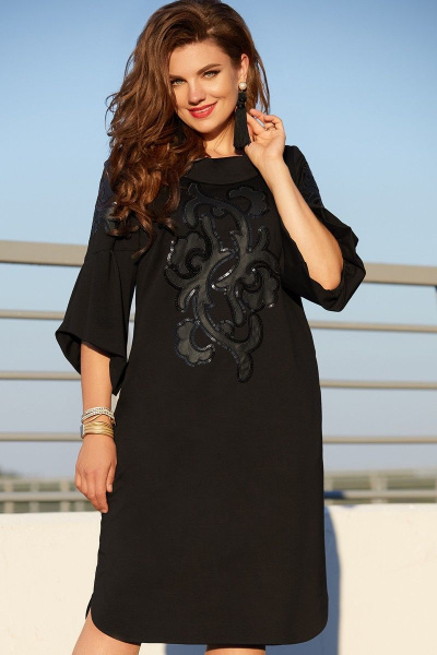 Платье Vittoria Queen 11593 черный - фото 1