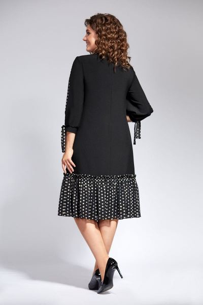 Платье Милора-стиль 812 черный - фото 2