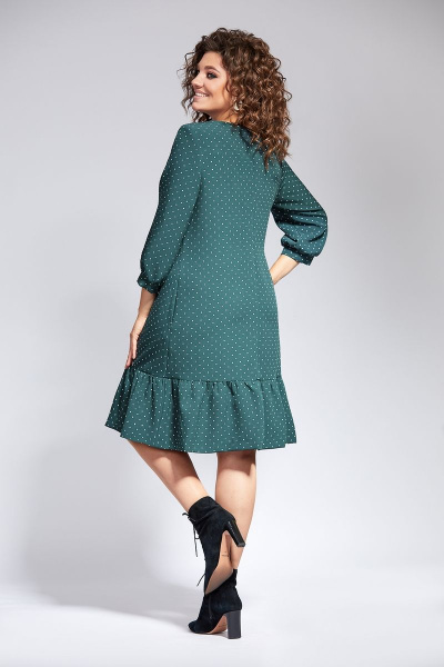 Платье Милора-стиль 818 зеленый - фото 2
