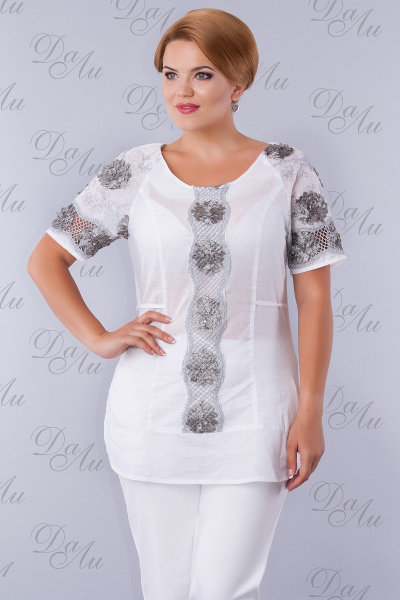 Блуза DaLi 208 белый - фото 2