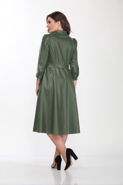 Платье Lady Style Classic 2185/1 зеленый - фото 2