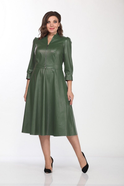 Платье Lady Style Classic 2185/1 зеленый - фото 1