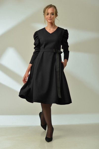 Платье MAX 4-017 черный - фото 1