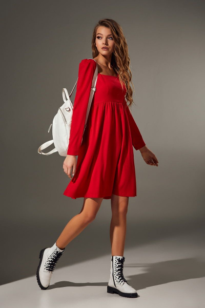 Платье Andrea Fashion AF-62 красный - фото 2