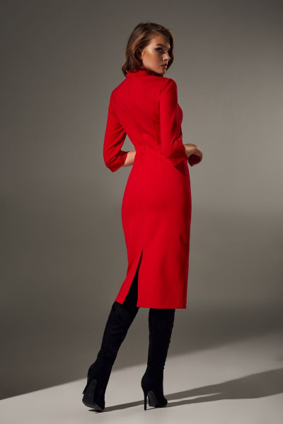 Платье Andrea Fashion AF-66 красный - фото 2