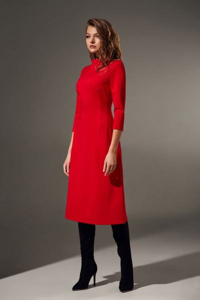 Платье Andrea Fashion AF-68 красный - фото 2