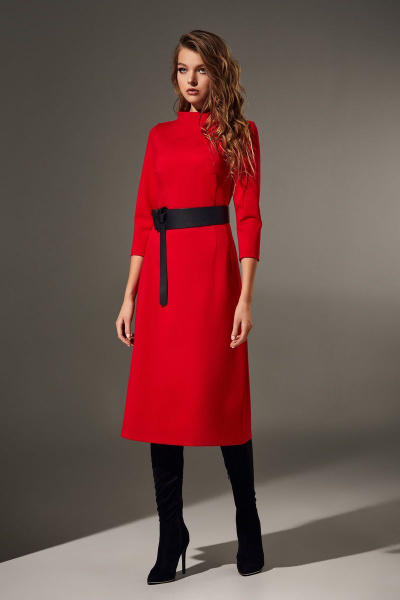Платье Andrea Fashion AF-68 красный - фото 1