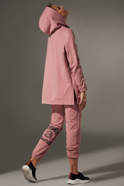 Брюки, свитшот Andrea Fashion AF-74 розовый - фото 2