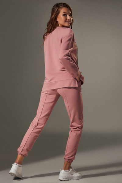 Брюки, свитшот Andrea Fashion AF-75 розовый - фото 2