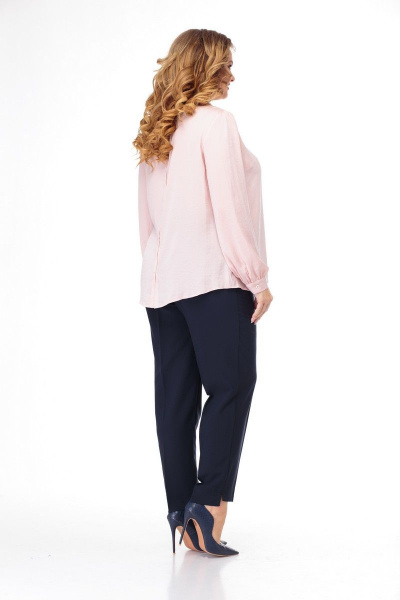 Блуза Anelli 611 розовый - фото 3