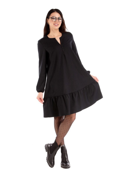 Платье IUKONA 5002 черный - фото 3