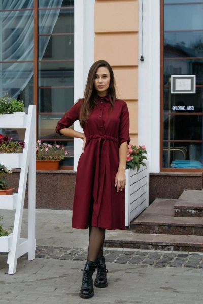 Платье KRASA - Danaida 184-20 красный - фото 1