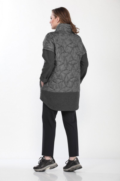 Куртка Lady Style Classic 2167/2 темно-серый - фото 3