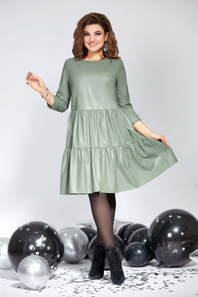 Платье Милора-стиль 822 мята - фото 1