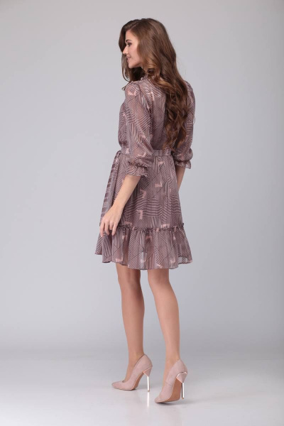 Платье Verita 1270.2 розовый - фото 3