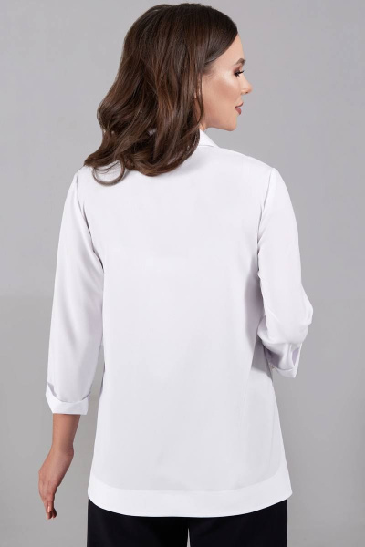 Блуза Teffi Style L-1504 белый - фото 3