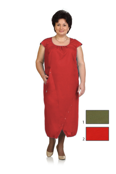Платье Classic Moda 555 красный - фото 1