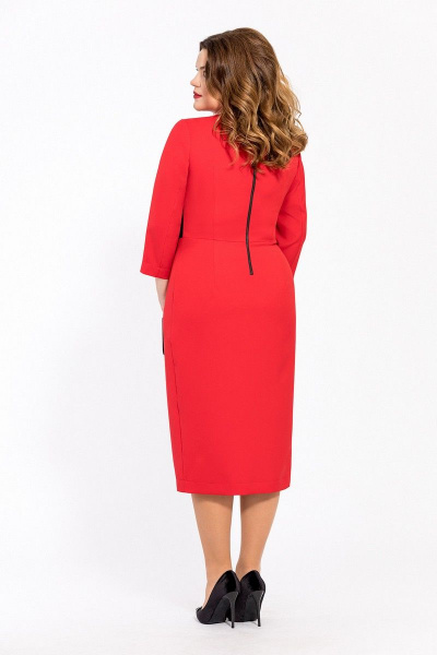 Платье TEZA 1470 красный - фото 3
