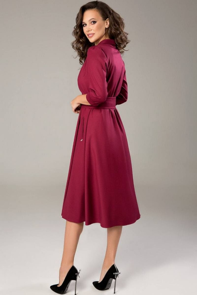 Платье Teffi Style L-1446 сангиновый - фото 3