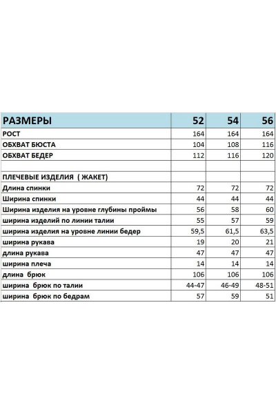 Блуза, брюки, жакет БагираАнТа 775 синий - фото 4