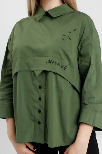 Блуза YFS 754 зеленый - фото 2
