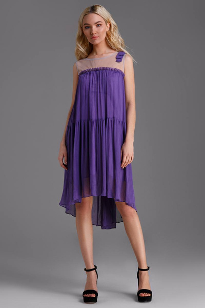 Платье LaVeLa L1803 фиолетовый - фото 1