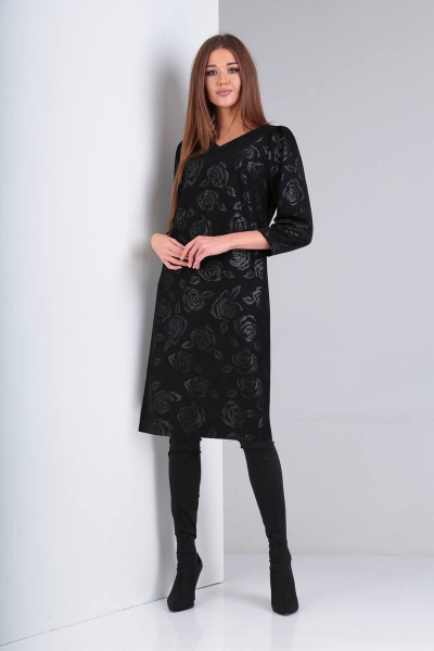 Платье Viola Style 0942 черный - фото 1