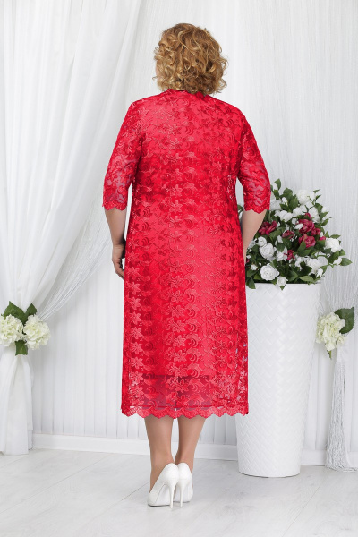 Кардиган, платье Ninele 5634 красный - фото 4